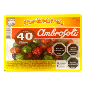 Huevitos de chocolate relleno Ambrosoli bandeja 40 uds
