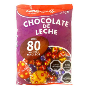 Huevitos de chocolate macizo Ambrosoli bolsa 80 uds