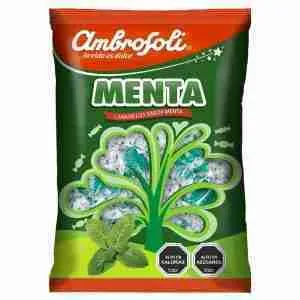 Caramelos Ambrosoli Menta 430gr bolsa 100 uds