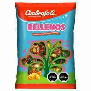 Caramelos Ambrosoli Rellenos 340gr bolsa 100 uds