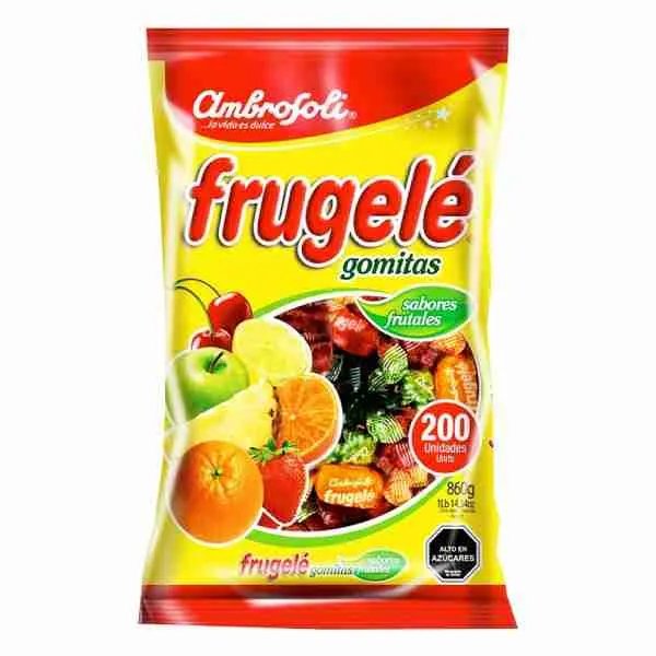 Gomitas Frugelé 860gr bolsa 200 uds