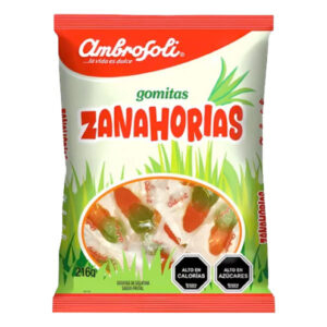 Gomitas zanahorias Ambrosoli bolsa 216gr