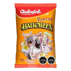 Gomitas Halloween Ambrosoli fantasma calavera calabaza 300gr