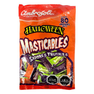 Masticables Halloween Ambrosoli sabores frutales 240gr