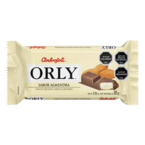 Chocolate Orly sabor almendra 100gr