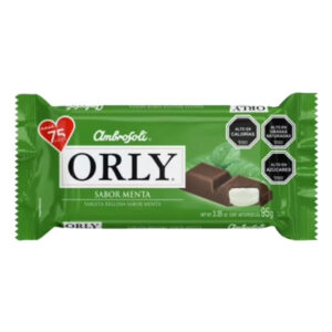 Chocolate Orly sabor menta 95gr
