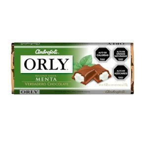 Chocolate Orly sabor menta 115gr