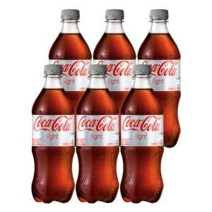 Pack 3 Bebida Coca Cola Light 6 uds botella 591cc