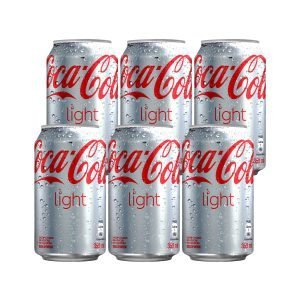 Pack 3 Bebida Coca Cola Light 6 uds lata 350cc