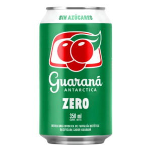 Guaraná Antarctica zero lata 350cc