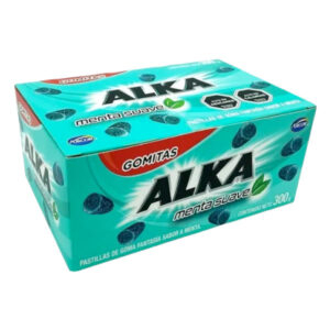 Gomitas Alka menta suave display 300gr