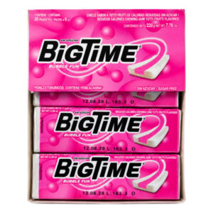 Chicle Bigtime bubble fun 11gr display 20 uds