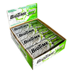 Chicle Bigtime fresh mint 11gr display 20 uds