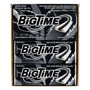 Chicle Bigtime strong 11gr display 20 uds