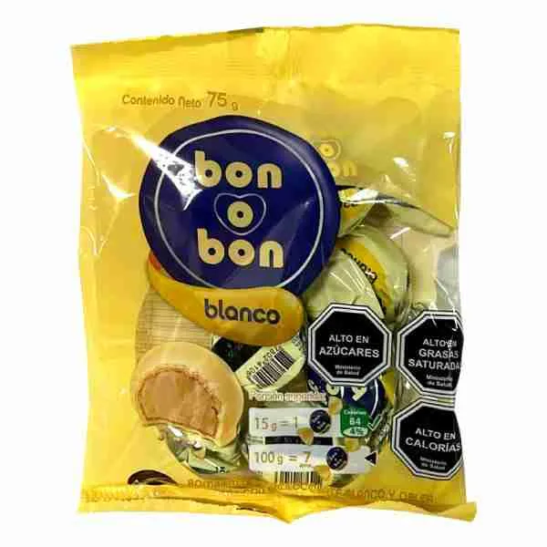 Bombones Bon o Bon blanco bolsa 5 uds