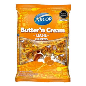 Caramelos chupetes Butter’n Cream leche 432gr