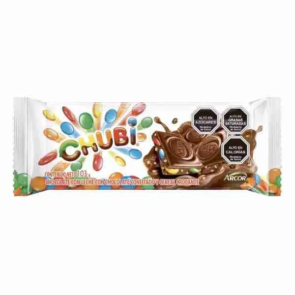 Chocolate Chubi barra 103gr