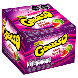 Chicle Grosso sandía 7gr display 100 uds