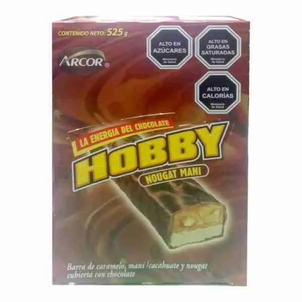Hobby Nougat Maní 35gr display 15 uds