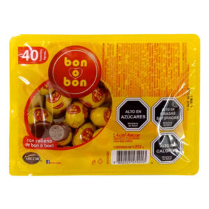 Huevitos de chocolate Bon o Bon bandeja 40 uds