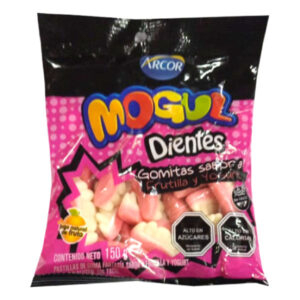 Gomitas Mogul dientes sabor frutilla y yogurt 150gr