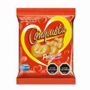 Galletas azucaradas Palmeritas Conquista 35gr