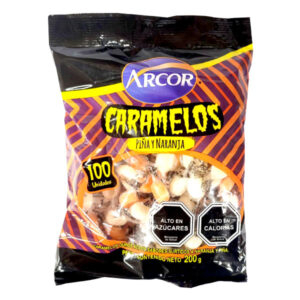 Caramelos Arcor piña y naranja 200gr