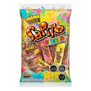 Mini oblea Sapito Fiesta 13gr bolsa 24 uds