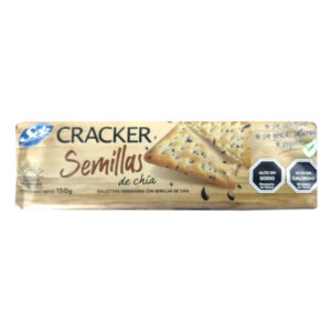 Galletas Cracker semillas de chia 150gr