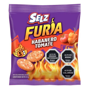 Galletas Selz Furia habanero tomate 35gr