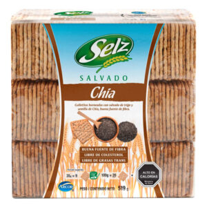 Galletas Selz salvado chia 519gr