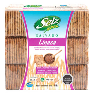 Galletas Selz salvado linaza 519gr