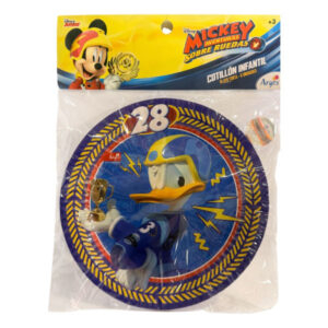Plato Argos Mickey Aventuras sobre ruedas 6 uds
