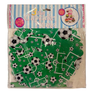 Bandeja para cupcakes Glam 3 niveles fútbol