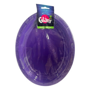 Bandeja ovalada Glam morado 5 uds