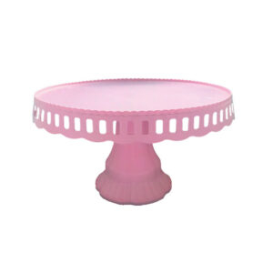 Bandeja plástica Feco Festivity torta rosado 27cm
