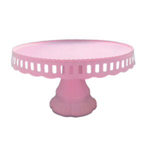 Bandeja plástica Feco Festivity torta rosado 30cm