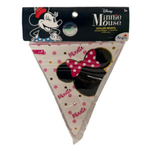 Banderín guirnalda triangular Argos Minnie Mouse 3,6m