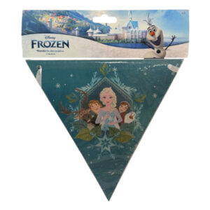 Banderín guirnalda triangular Carnaval Frozen 2m