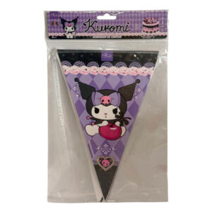 Banderín guirnalda triangular Feco Festivity Kuromi