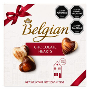 Bombones Belgian chocolate hearts 195gr