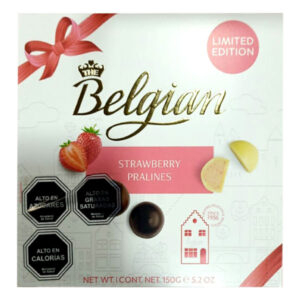 Bombones Belgian strawberries pralines 150gr