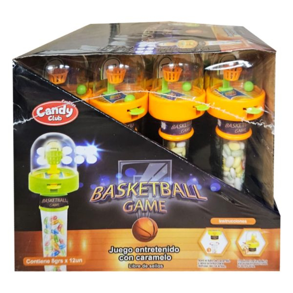 Juego entretenido con caramelo Basketball Game display 12 uds