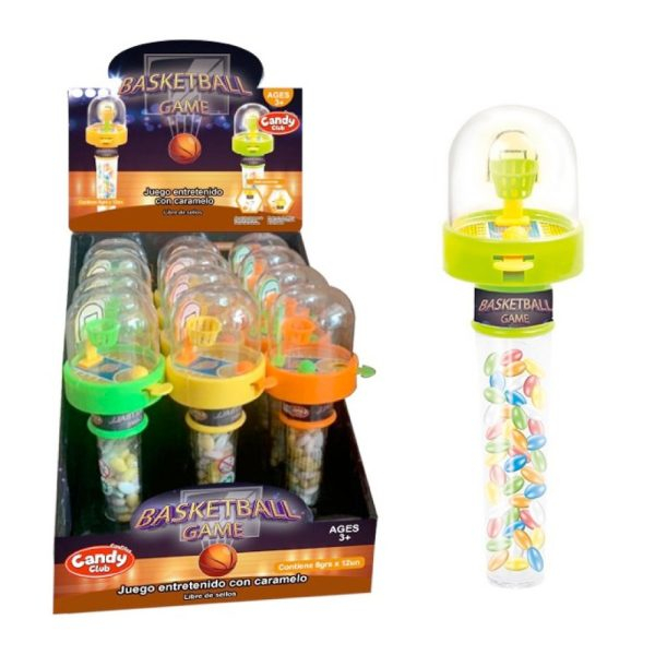 Juego entretenido con caramelo Basketball Game display 12 uds