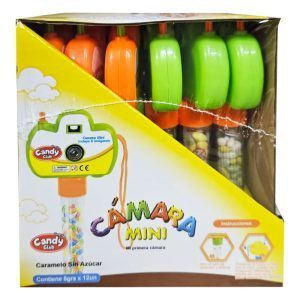 Juego entretenido con caramelo Cámara mini display 12 uds