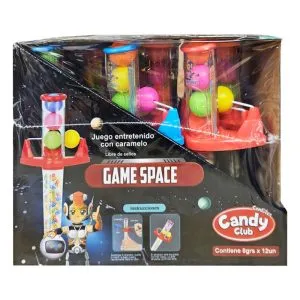 Juego entretenido con caramelo Game Space display 12 uds