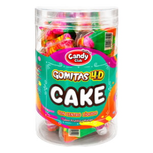 Gomitas 4D Cake pote 30 uds