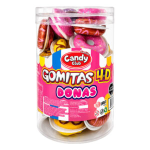 Gomitas 4D Donas pote 30 uds