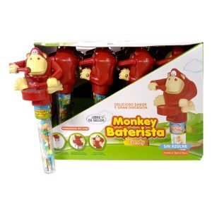 Caramelos Monkey Baterista display 12 uds