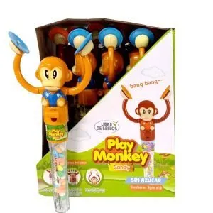 Caramelos Play Monkey display 12 uds